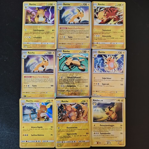 Pokemon lotto raichu reverse - pokemon,