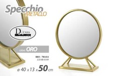 SPECCHIO IN METALLO COLORE ORO