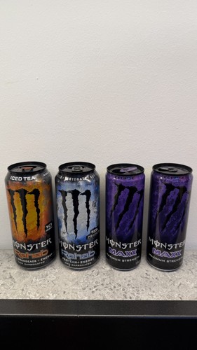 Monster energy cans lattine - monster,
