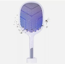 Racchetta Zanzare Elettrica Con USB Ricaricabile LED Multifunzionale 2025