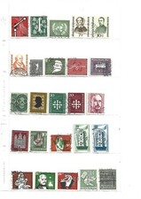 L16) Francobolli Germania usati lotto 1955-60