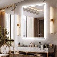 Specchio bagno grande led