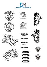 Scania V8 foglio decalcomania