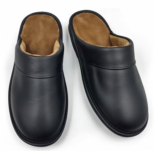 Pantofole pelle per uomo - in,