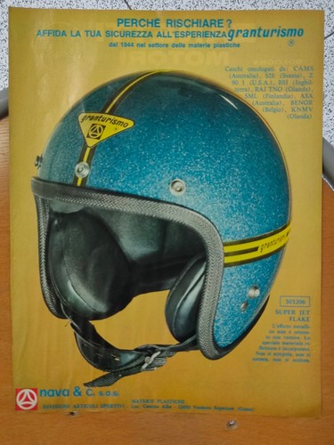Pubblicità casco nava super - pubblicità,