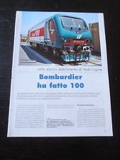STABILIMENTO VADO LIGURE PRODUZIONE LOCOMOTIVA ELETTRICA E. 464 BOMBARDIER TRENO