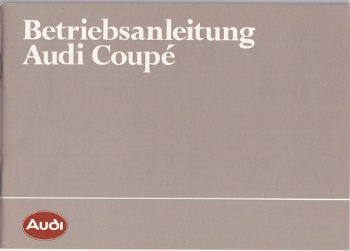 Audi coupe manuale - audi,