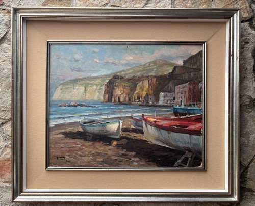 Quadro barche riposo - -barche, a