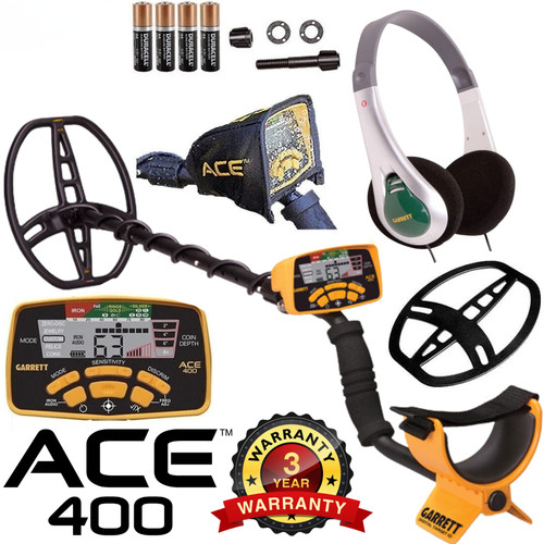 Garrett ace 400 metal detector - ace,