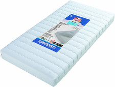 Materasso per Bambini Soft, Antiacaro, Antibatterico, Antisoffoco, Traspirante, 
