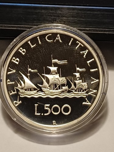 500 lire argento caravelle - argento,