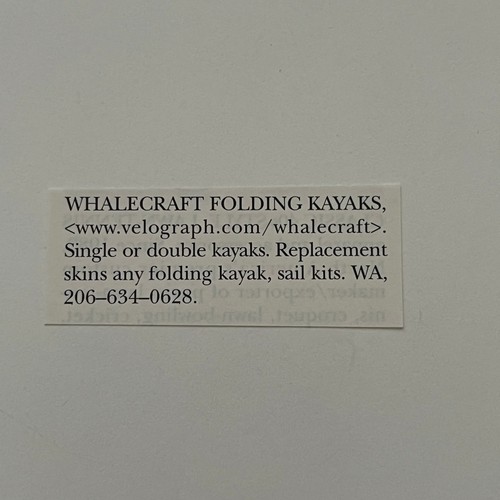 Whalecraft kayak pieghevole - kayak,