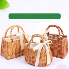 Borsa a mano in paglia borsa