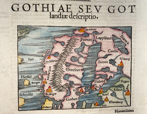 Scandinavia 1554 sebastian - 1554,
