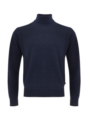 Maglione dolcevita blu - maglione,