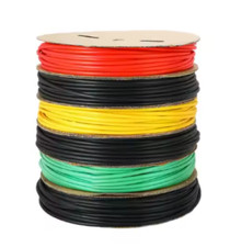 Tubo termoretraibile al metro 2:1 senza colla rosso+nero