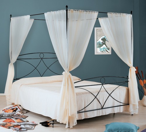 Letto ferro battuto alice - letto,
