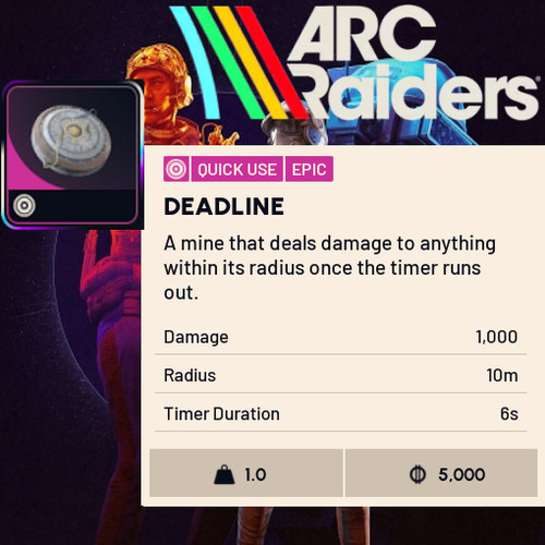 Arc raiders articolo uso - -,