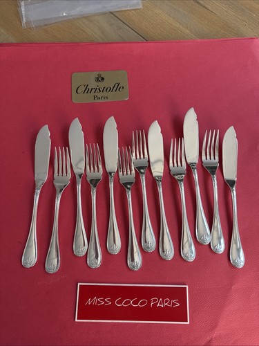 Posate pesce christofle - posate,