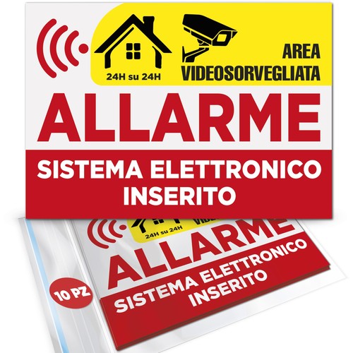 Adesivi allarme e - 10,