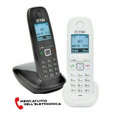 Telefono CordlessTim Gigaset AS405 Duo Vivavoce Rubrica Illuminato Numeri Grandi