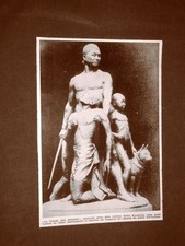 La grande Asia Orientale Scultura di Kitizo Kavamura del 1943 Giappone