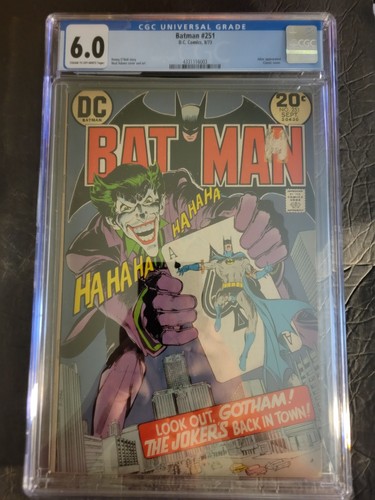 Batman 251 cgc - cgc, pagine