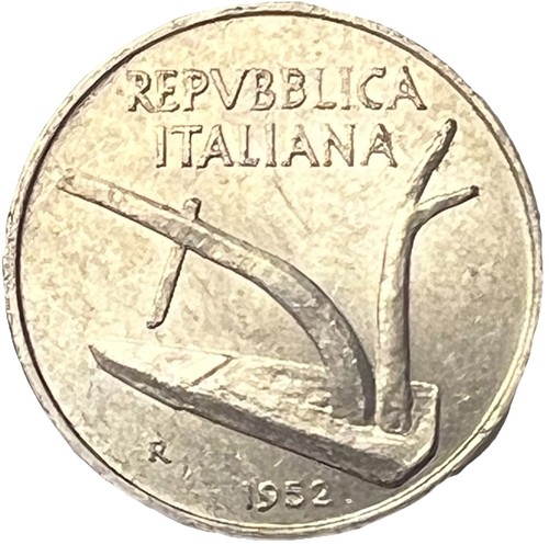1952 italy lire combined - ,