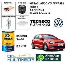 KIT TAGLIANDO FILTRI OLIO