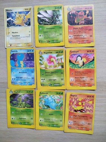 Lotto carte pokemon - 9,