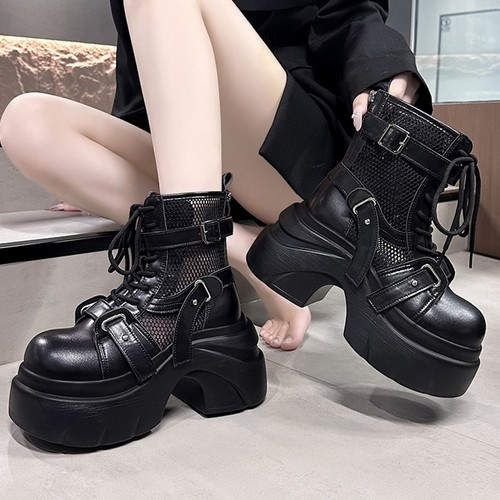 Stivaletti moto donna platform - stivaletti,
