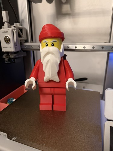 Lego inspired babbo natale - lego,