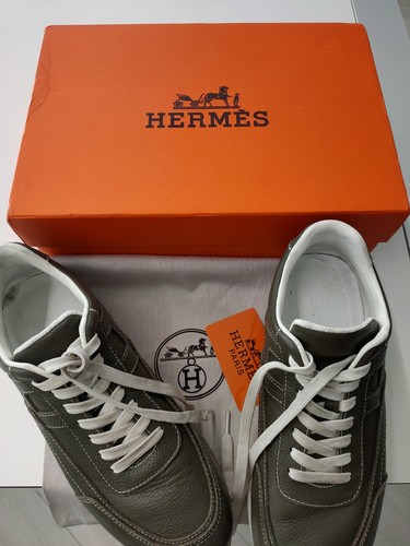 Sneaker hermes pelle verde - hermes,