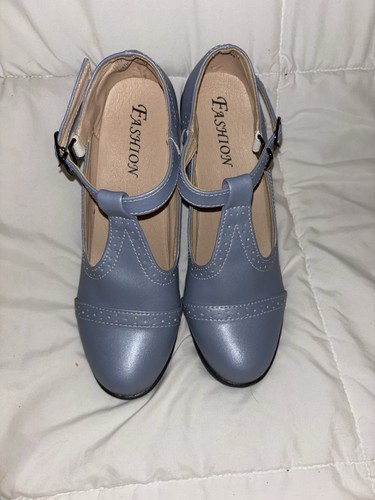 Fibbia donna blu - mary, jane
