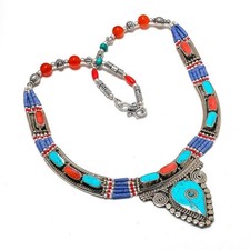 Collana Lapislazzuli Corallo