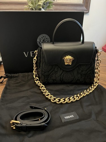 Borsa versace nera medusa - borsa,