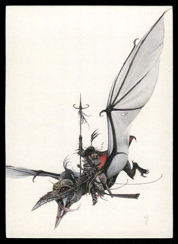 Dark rider 1990 fantasy card - 1990's,