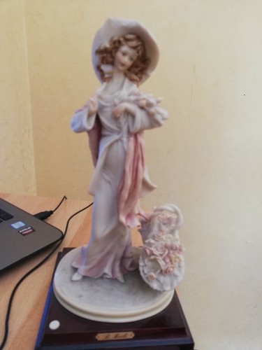 Statuetta dama porcellana - dama,