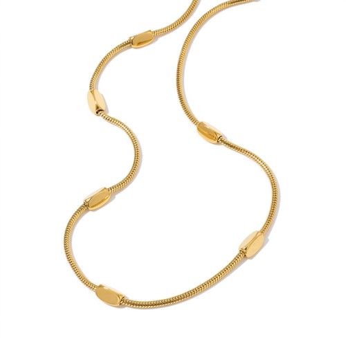 Donna collana dorata - collana, carato