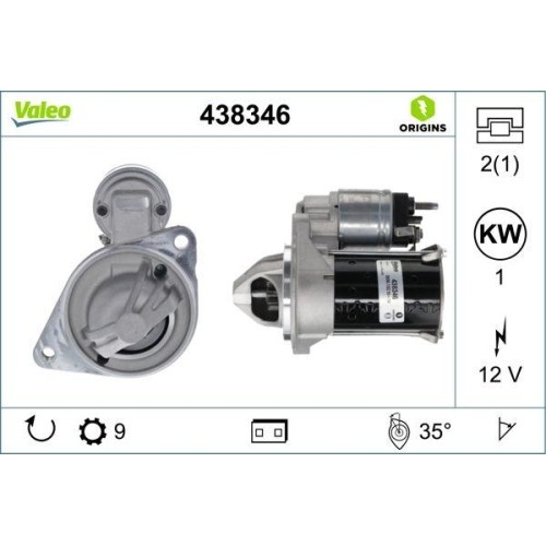 Motorino avviamento valeo - di,