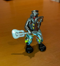 Clown Musician Guitar Statue