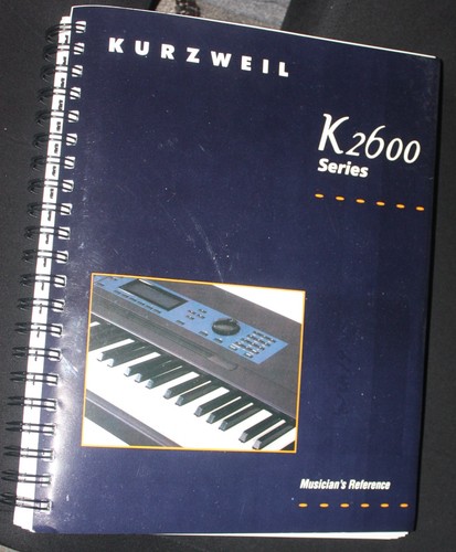 Kurzweil 2600 manuale di - manuale,