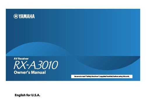 Yamaha a3010 ricevitore av - rx-a3010,