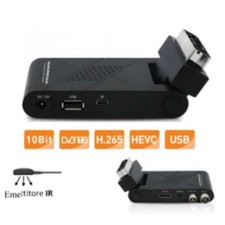 NORDMENDE DECODER DVB-T2 MAIN10 H265 HEVC SCART 26510ND PORTA USB