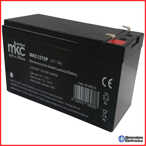 Batteria piombo 12v 7ah ups - batteria,