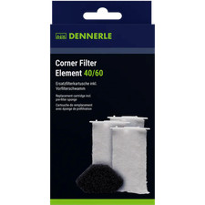 Elemento filtrante angolare