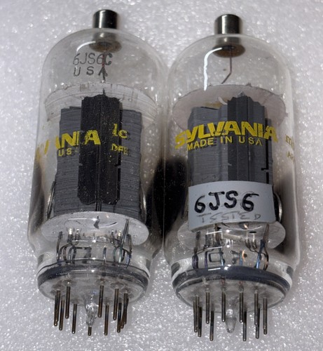 Coppia sylvania 6js6c - 6js6c, tester