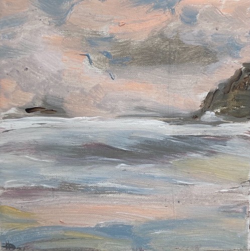 Polzeath rosa cielo invernale - polzeath,