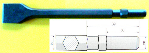 Scalpello per macchine - scalpello, tp