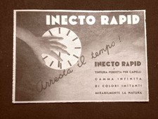 Pubblicità del 1935 Inecto rapid Tintura per capelli